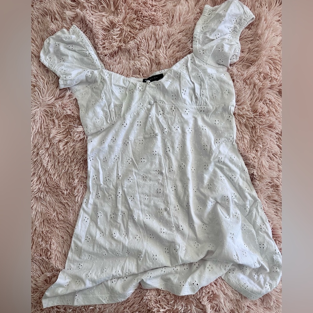 NWT | ASOS White Eyelet Dress